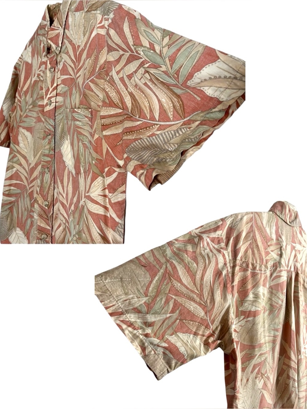 Kahala Hawaiian Islands Reverse Motif Pastel & Bold 100% Cotton Shirt - Picture 10 of 14